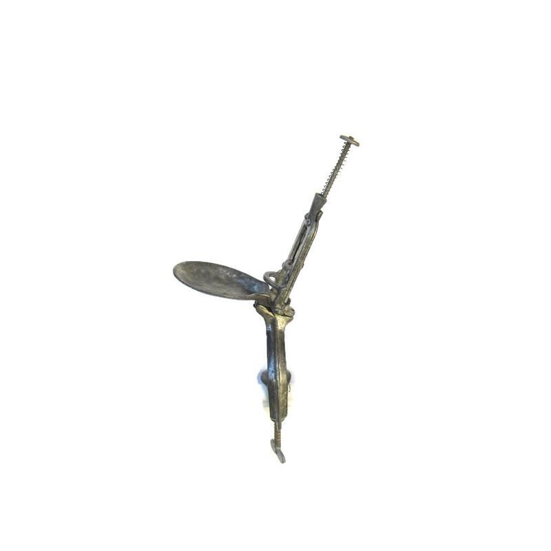 Rollman Mfg. Co. Bench Mount Single Plunger Cherry Stoner; Rollman Cherry Stoner, Rollman Cherry Pitter, Antique Cherry Pitter
