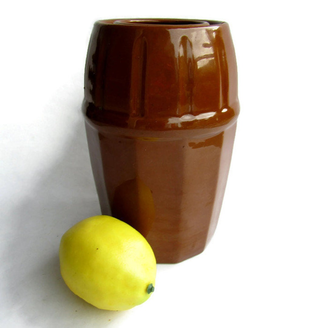 Antique Peoria Pottery Wax Seal Canning Jar Antique Canning Jar, Crock