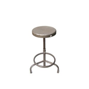 Industrial Stool; Industrial Seating, Industrial Barstool, Industrial Decor, Industrial Loft, Metal Barstool, Vintage Barstool