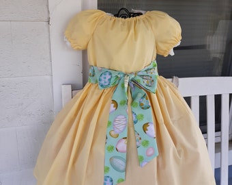 Crochet Sundress and Panties 3T Handmade Sundress and Panties Girl Easter Photo Prop Girl Easter Sundress 3T Toddler Clothing Girl