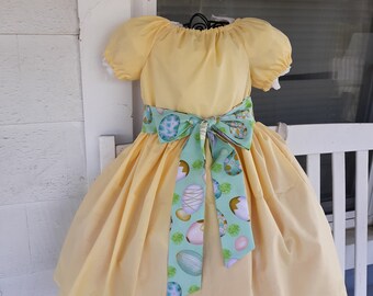 Girls Easter dress, girls dress, girls spring dress, Girls clothing, birthday dress, sizes 2T, 3T, 4T, 5, 6, 7, 8, 10, 12