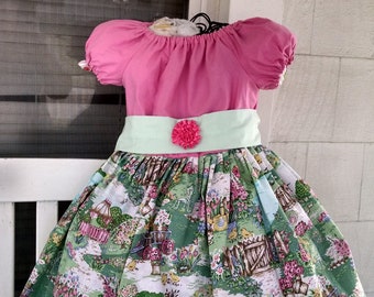 Girls Easter dress, girls dress, girls spring dress, Girls clothing, birthday dress, sizes 2T, 3T, 4T, 5, 6, 7, 8, 10, 12