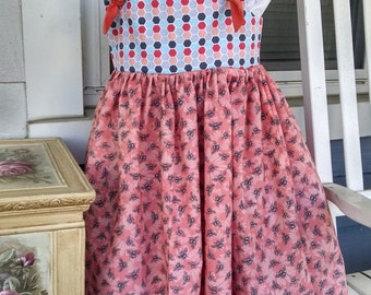 Girls dress, girls Spring dress, girls Easter dress, Girls clothing, birthday dress, sizes 2T, 3T, 4T, 5, 6, 7, 8, 10, 12