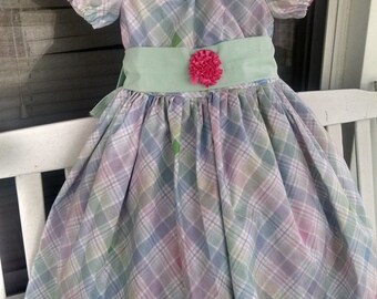 Girls Easter Dress, Girls spring dress, Girls clothing, girl dress, girls birthday dress, sizes 2T, 3T, 4T, 5, 6, 7, 8, 10, 12