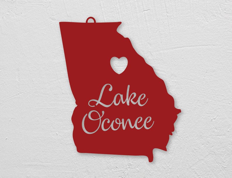 Lake Oconee Ornament Etsy