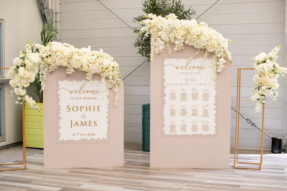 Acrylic Wedding Seating Plan, Personalized Acrylic Seating Chart, A1 A2 A3
