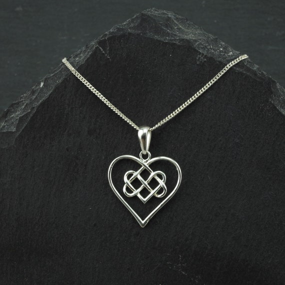 Celtic heart necklace deals