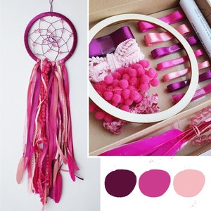 Beginners dreamcatcher kits for kids and adults |  Make dreamcatcher DIY | Dream catcher craft kit for teen, decorator crafts,kit diy adulte