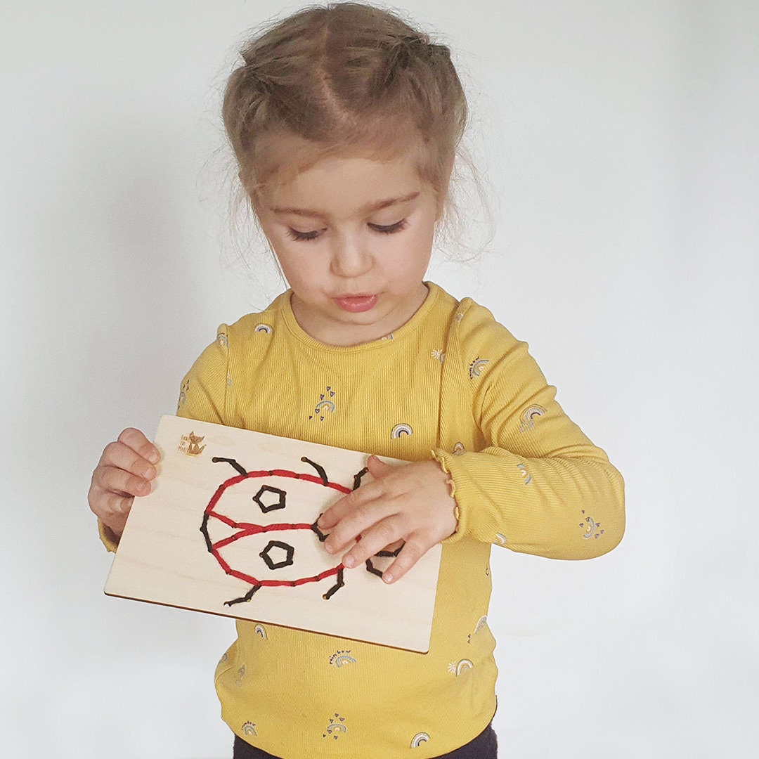Kit De Creación Montessori For Niños Juguete De Costura | MercadoLivre Kit De Creación Montessori For Niños Juguete De Costura | MercadoLivre