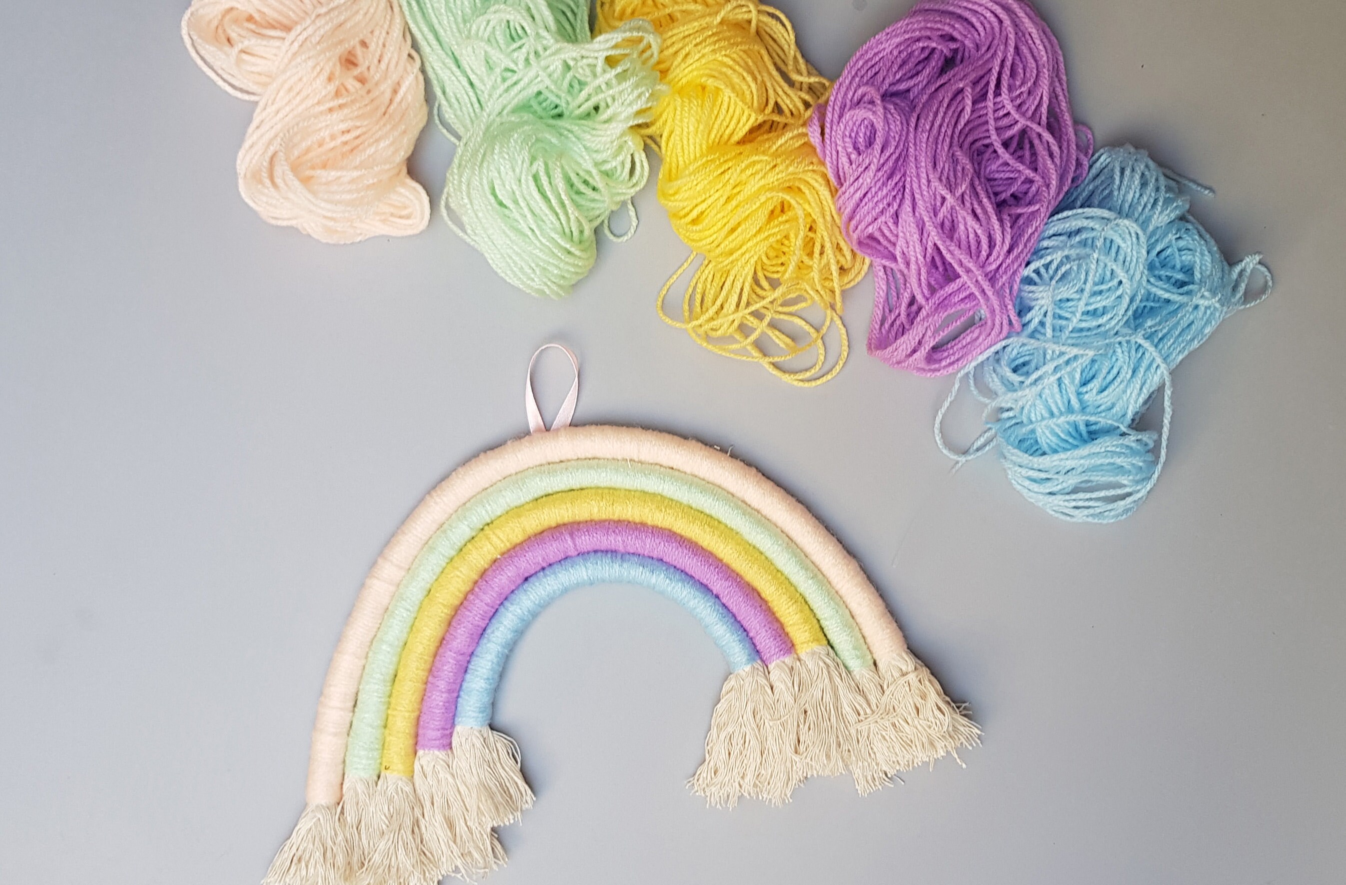 DIY Sommer Regenbogen Handwerk Kit Pastell Farben Große Etsy