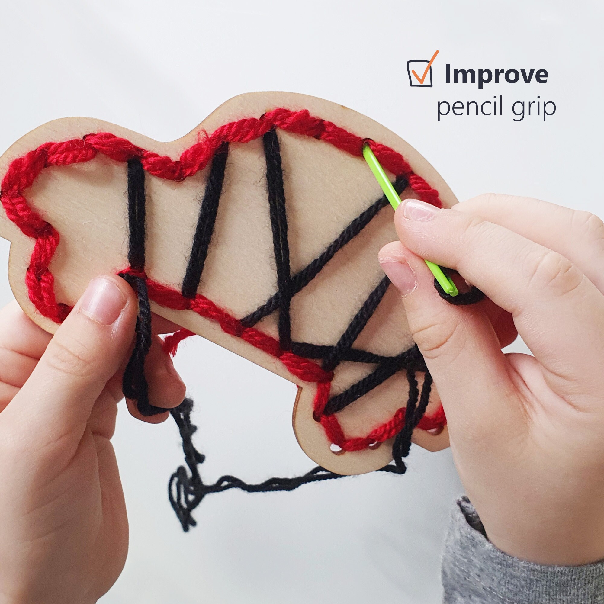 Kids Learn To Sew Kit With Plastic Needle Montessori Sewing Kit Kids learn to sew kit with plastic needle montessori sewing kit