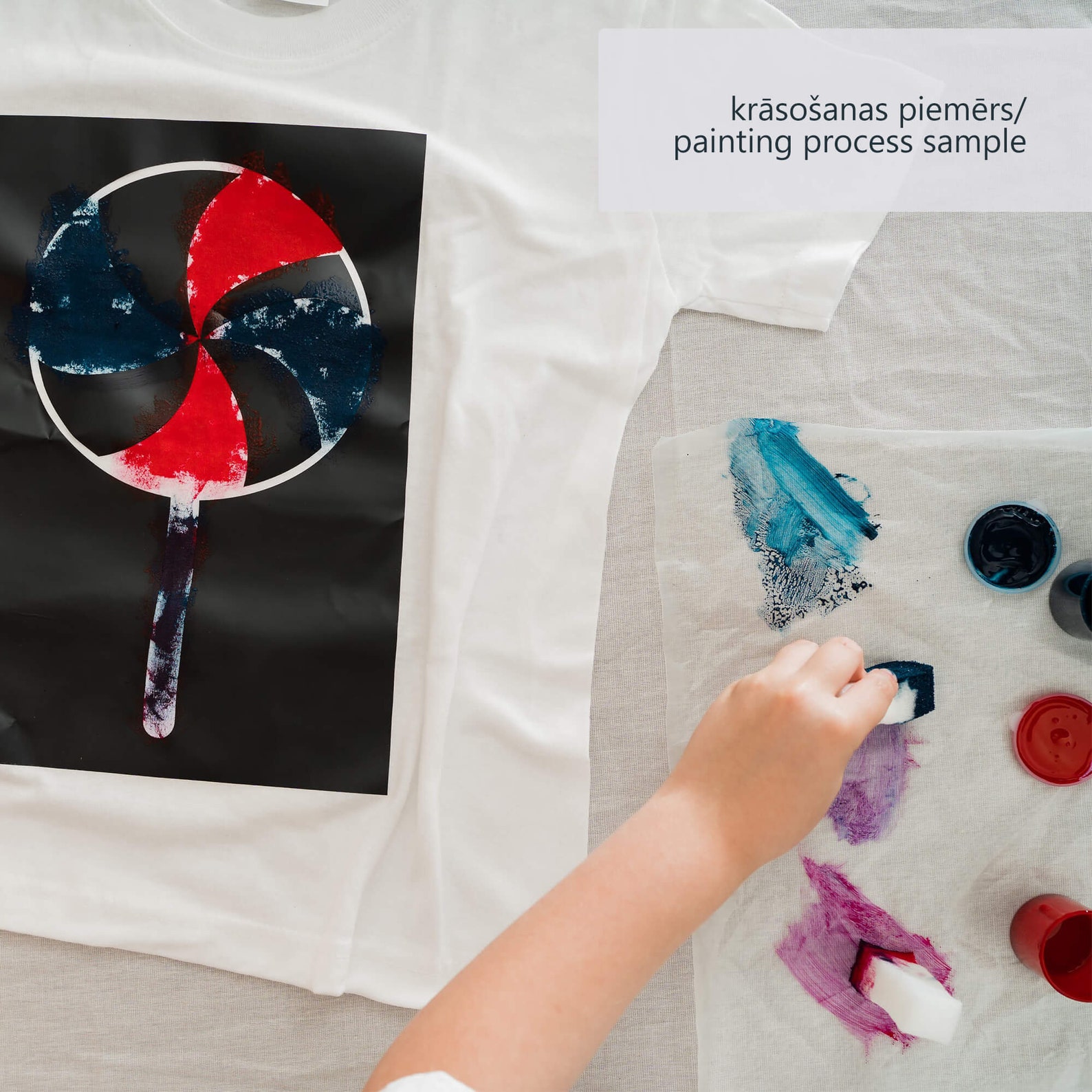 Kids tshirt painting kit with monster design Birthday gift Etsy