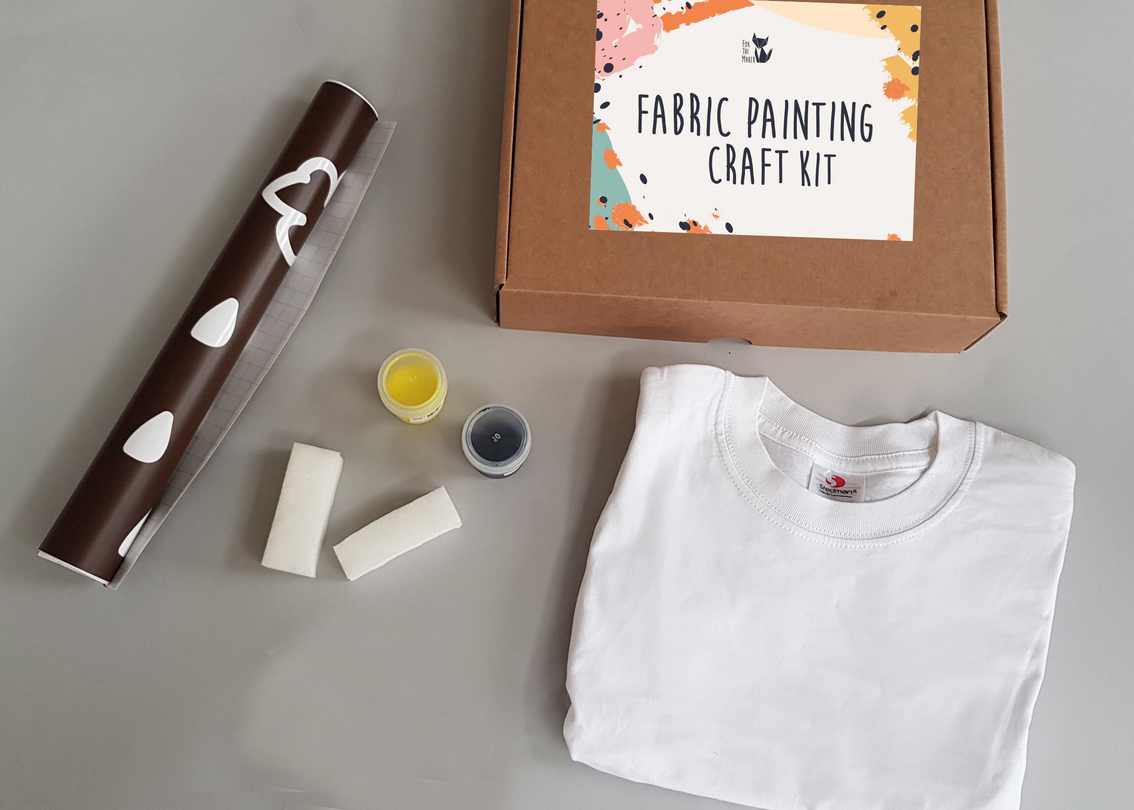 Tshirt painting kit Personalized tshirt with SMILEY 7th Etsy