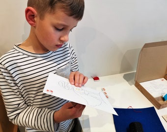 De puntadas y otros enredos: Kit de costura para niños De puntadas y otros enredos: Kit de costura para niños