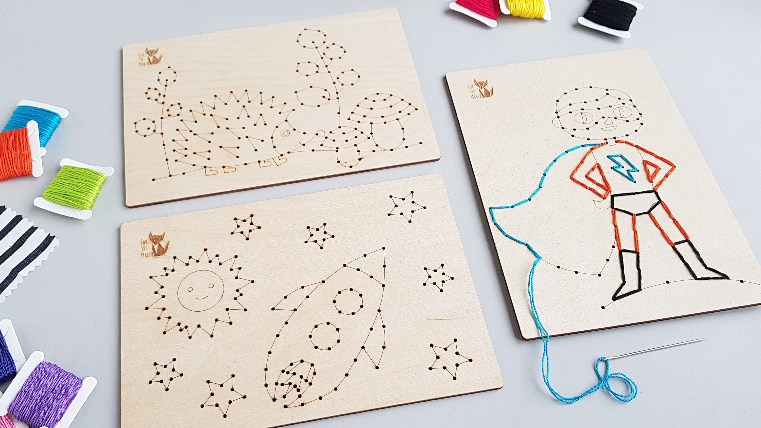 Lets Joy Waldtier Nähset Für Kinder - DIY Filz Bastelset Mit 12 Tieren