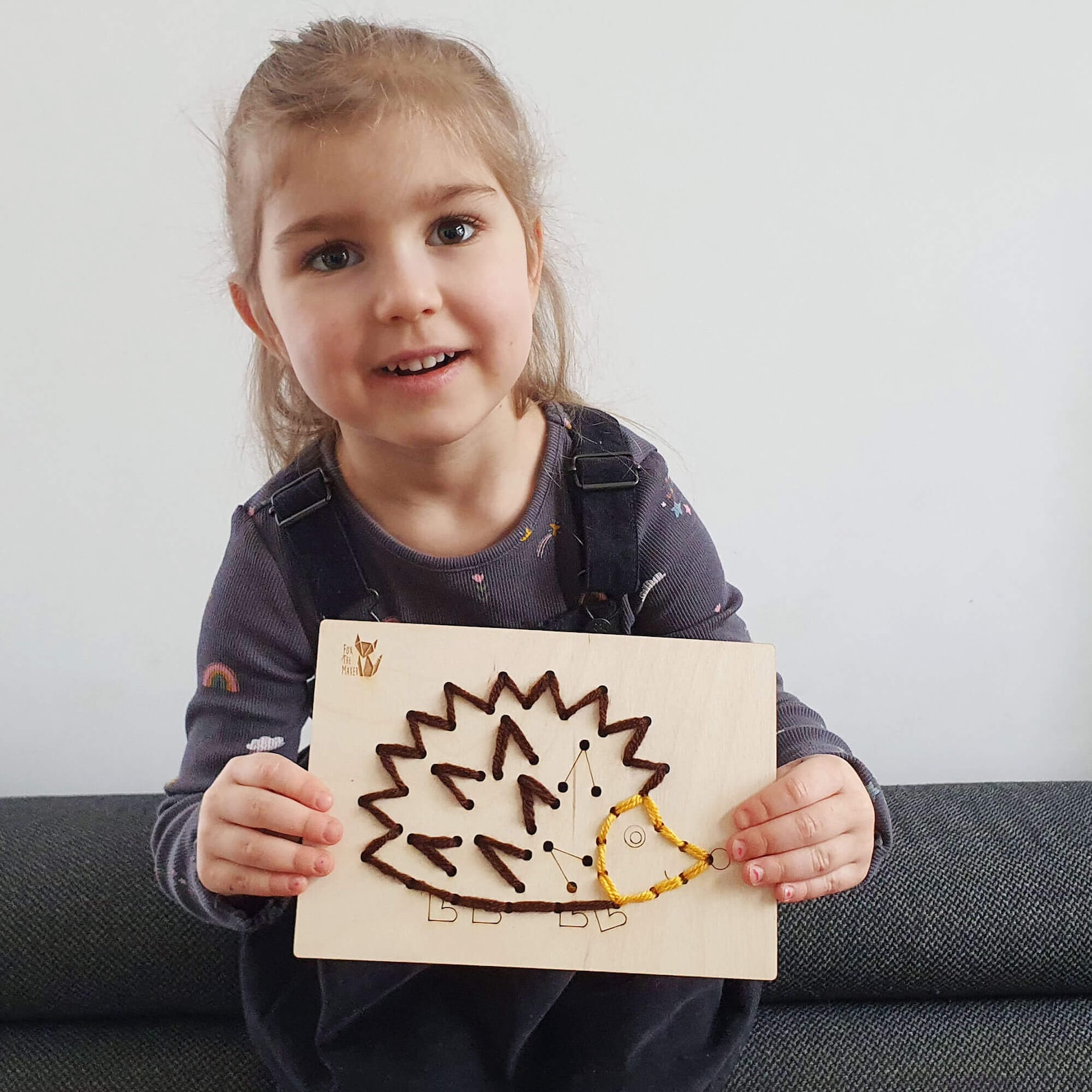 Kids Learn to Sew Kit With Plastic Needle Montessori Sewing Kit