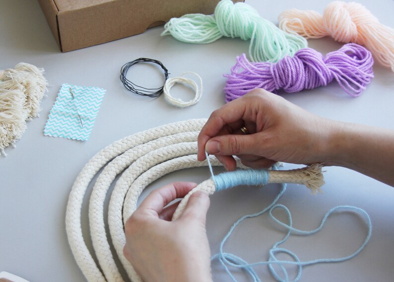 DIY Sommer Regenbogen Handwerk Kit Pastell Farben Große Etsy