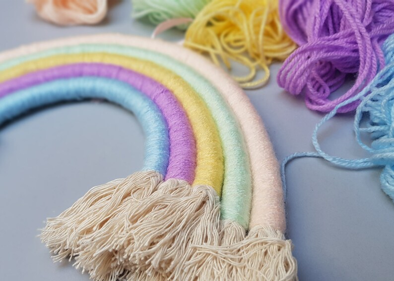 DIY Sommer Regenbogen Handwerk Kit Pastell Farben Große Etsy