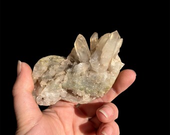 Himalayan quartz crystal cluster, rocks and minerals, rock collection, rocks with crystals, sallysgemtreasures