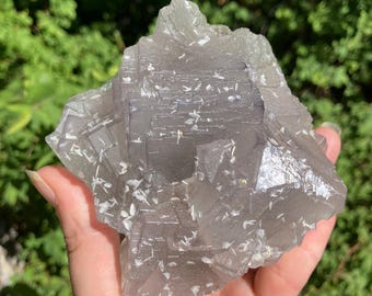 Large Blue Fluorite Specimen: Baluchistan Crystal, 1lb 9oz