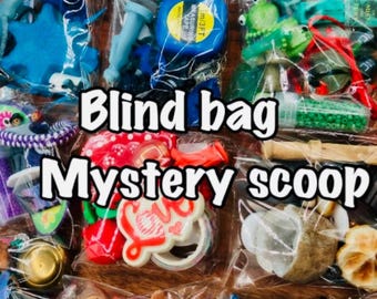 Colorful Trinket Blind Bag, Mystery Lucky Scoop, Stocking Stuffer