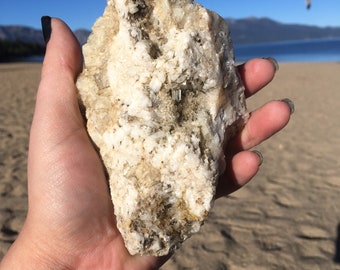 Large crystal and green fluorite specimen, crystals and fluorite, rough natural specimen, rocks and crystals