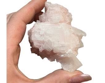 Pink halite, pick crystal, mineral specimen, pink stone, California crystals, sallysgemtreasures