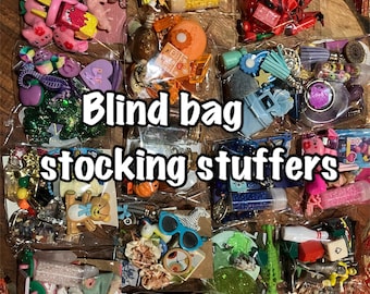 Colorful Trinket Blind Bag, Mystery Lucky Scoop, Stocking Stuffer