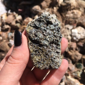 Epidote from Nevada, calcite and epidote, crystal specimen, green crystals, rocks and minerals, sallysgemtreasures