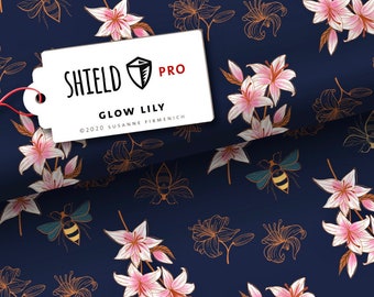 Albstoffe Shield Pro, Glow Lily blue Hamburger Liebe