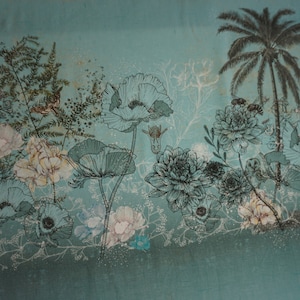 Jersey Paradise Blue, Lillestoff