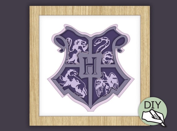 Download Harry Potter Papercut Template Pdf Png For Handcutting Svg Etsy