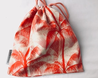 Handmade Drawstring Fabric Retro Toiletry Bags Make Up Storage Cosmetic Bag Wash Bag