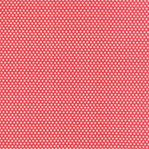 May include: A close-up of a red background with a pattern of small, evenly spaced white dots. The dots are arranged in a grid-like formation, creating a textured appearance. The overall effect is a vibrant and visually engaging design.