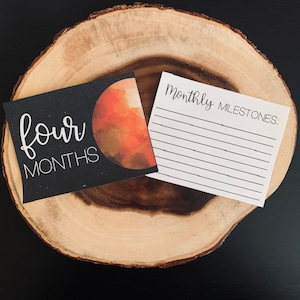 Cartes d'étape mensuelles imprimables Thème de l'espace | Accessoires photo bébé | Thème Espace | La première année de bébé