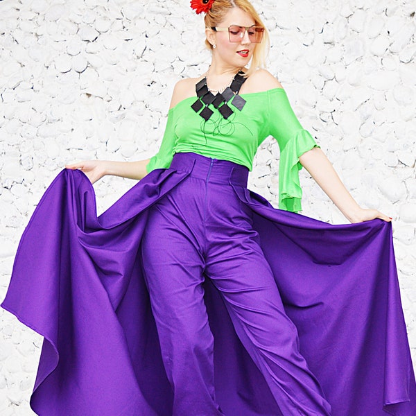 Overlay Skirt Pant