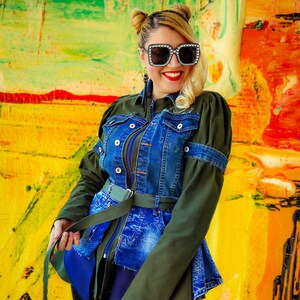 Army store jeans jacket