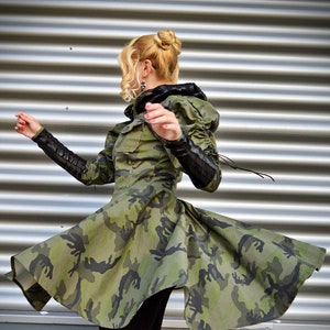 Camo tunic sweatshirt sales