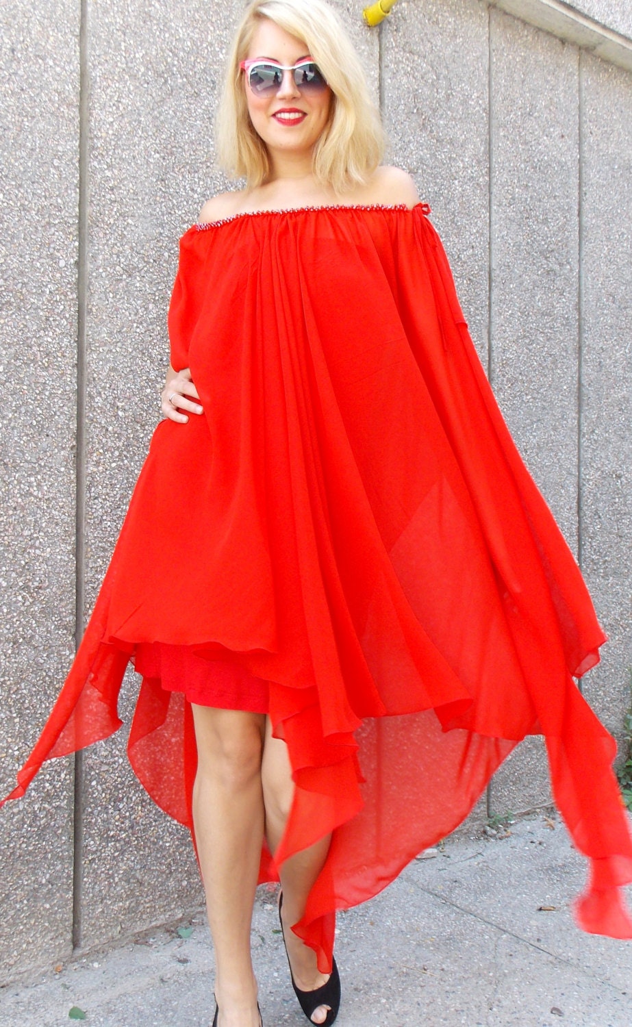 Cocktail Summer Dress Layered Wedding Dress Boho Bridal Dress Etsy