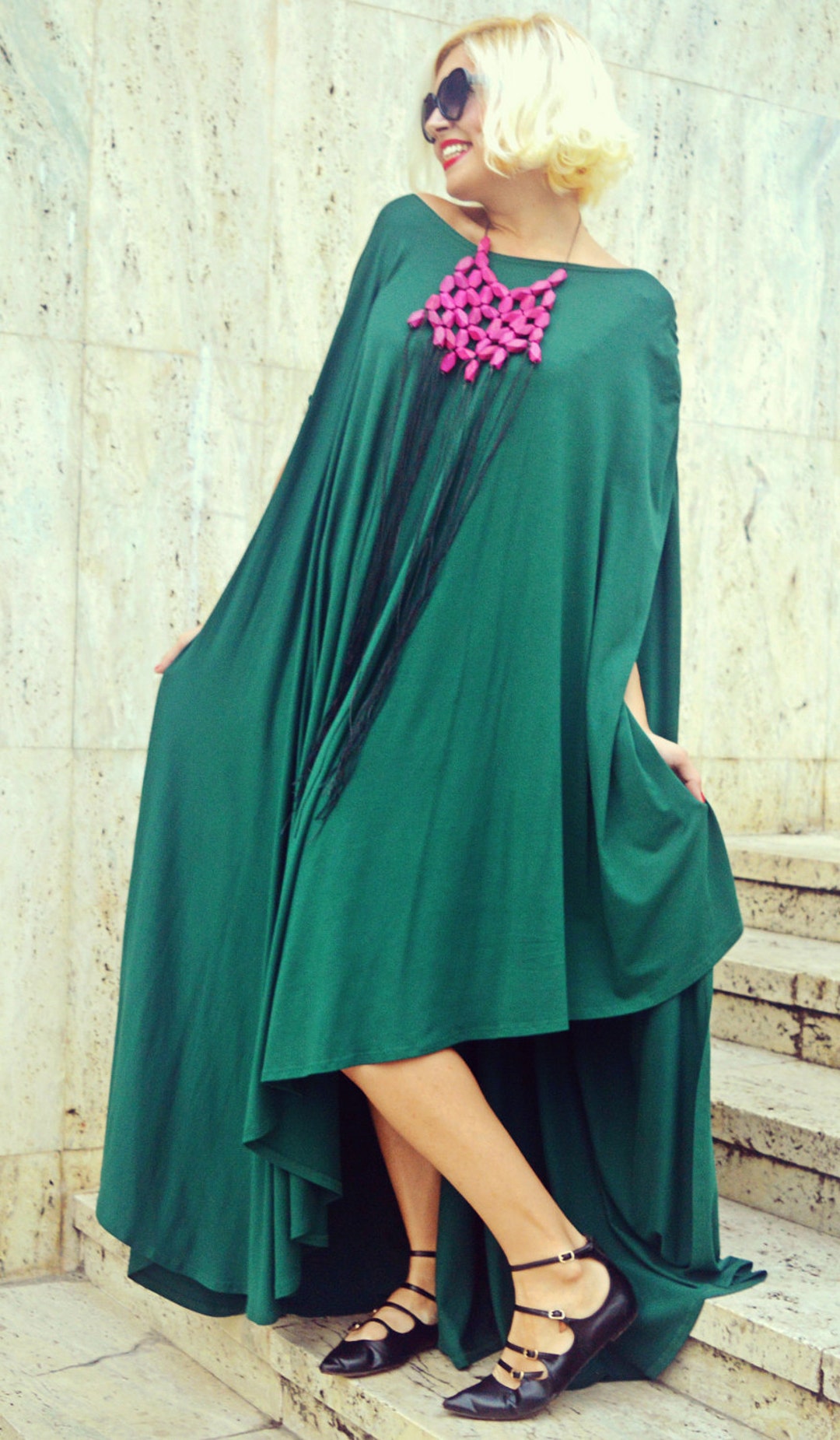 Abaya Wedding Kaftan Asymmetric Loose Summer Dress Modern Hijab Islamic ...