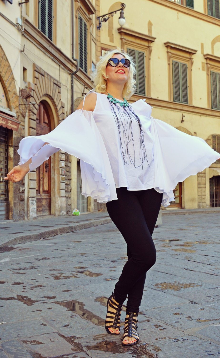batwing sparkly top