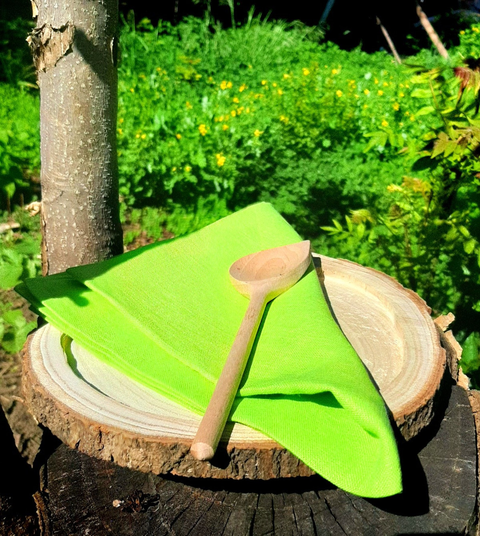 Lime Green Napkin Set Soft Linen Napkins Set of 2 3 4 6 Etsy