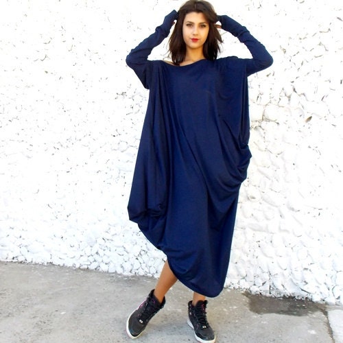 Long Loose Fitting Maxi Dress Plus Size off Shoulder Kaftan | Etsy