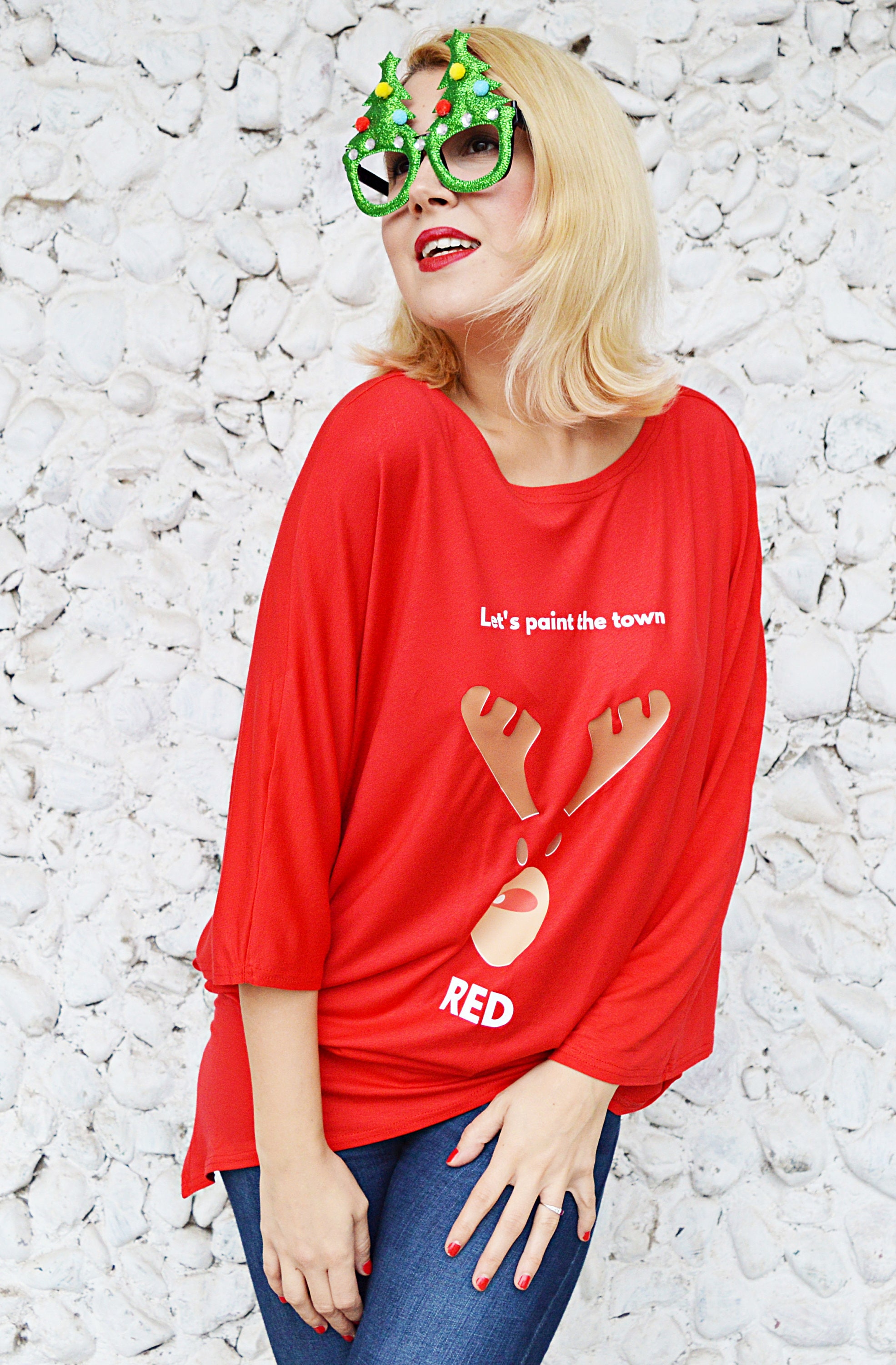 Secret Santa Gift for Women, Christmas Top, Christmas Tunic