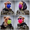 Cotton Mask with Filter Pocket Set of 3,4,5 Anti-Dust Masks  Reusable  Mask Washable Mouth and Nose Mask  Adult and Kids Mask TM4 product logo