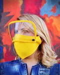 SET of Face Mask with Shield Visor, Cotton Face Mask Shield, Removable Face Shield Mask, Face Shield Visor TH06 product logo