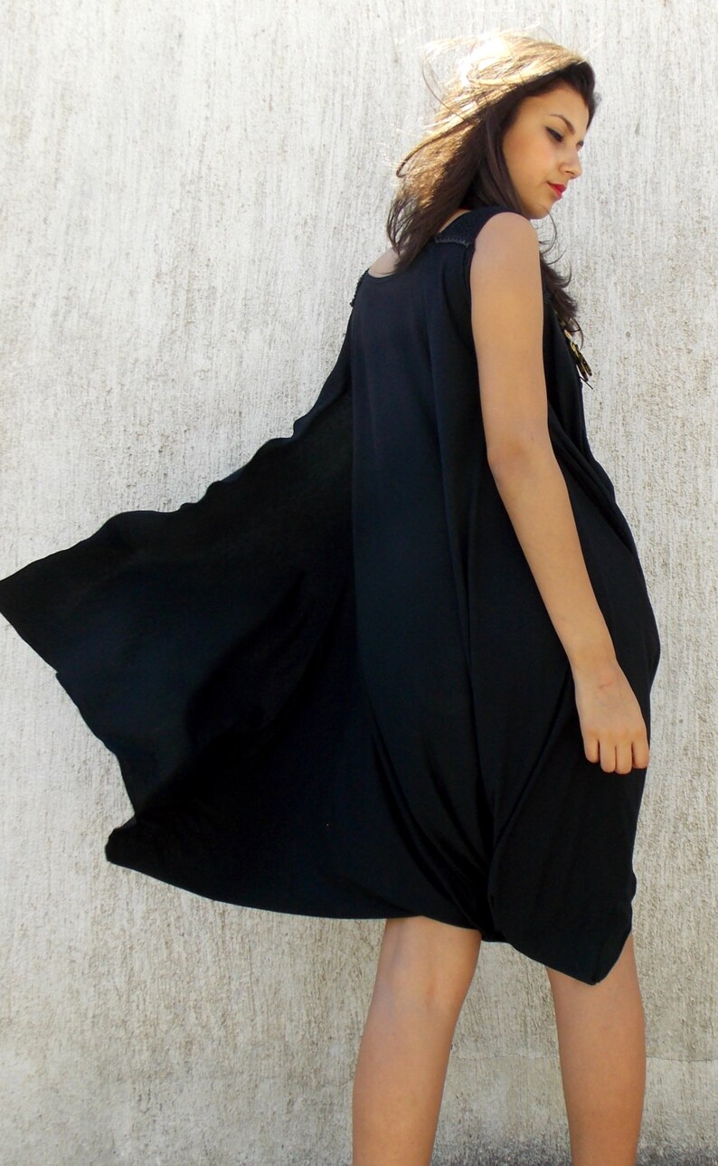 Loose Black Jumpsuit Dress / Plus Size Loose Dress Jumpsuit Etsy