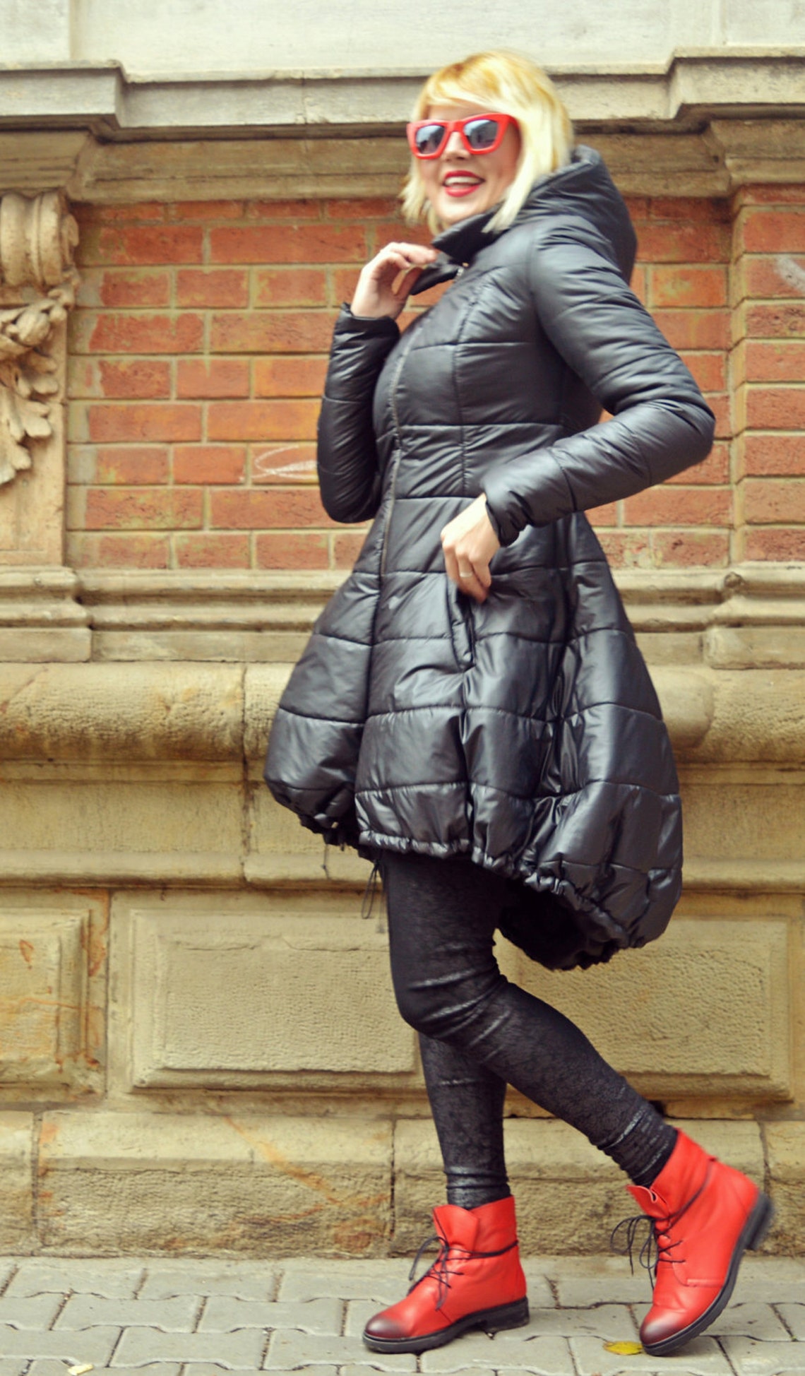 thumbnail image 2 of Amazon Essentials Women's Heavy Weight Quilted Puffer Coat - Knee Length Winter Jacket 2 of 13