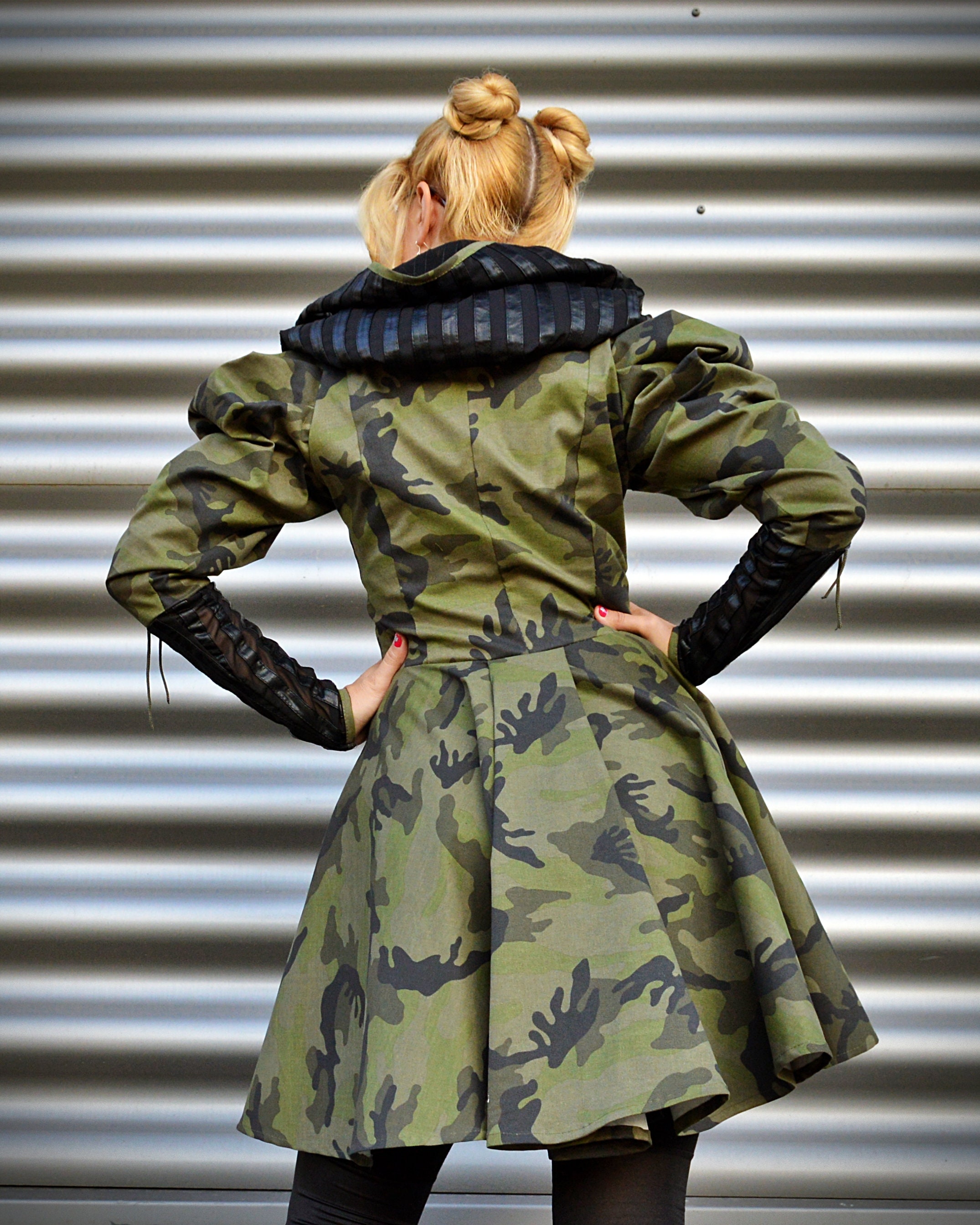 Las mejores ofertas en Chaqueta militar de camuflaje verde abrigos,  chaquetas y chalecos para Mujeres