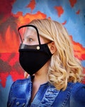Reusable Face Mask with Shield Visor, Face Mask Shield, Removable Face Shield Mask TH06 product logo